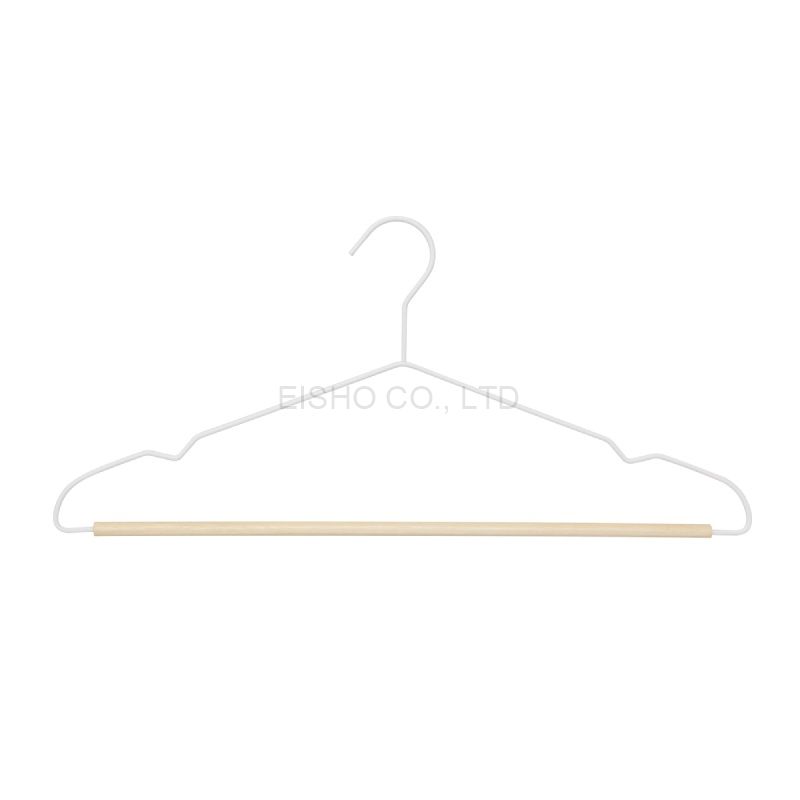 White Wood, Metal, & Plastic Hangers in Bulk & Wholesale Prices