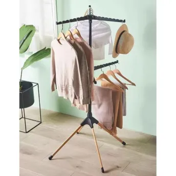 Foldable Cloth Drying Rack with 360 Degree Moving Arms