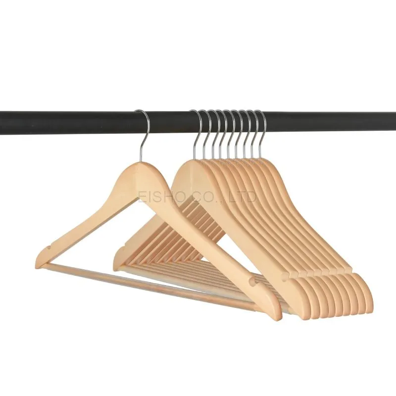 Premium Smooth Finish Wooden Hanger for Clothes