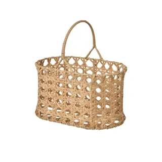 Oval Plastic Woven Basket for Storage