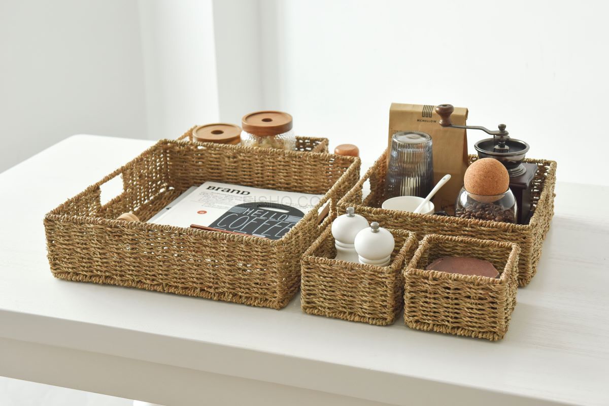 Seagrass Storage Baskets Sets