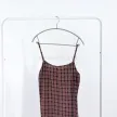 No Shoulder Bump Metal Hanger with Skirt Hooks