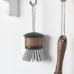 Round Pot Brush with Removable Scrubber
