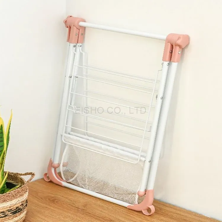 Short Drying Rack Adjustable Free-Standing Sakura Mini Drying Rack