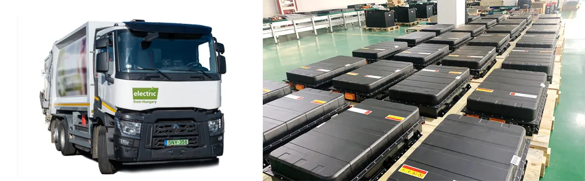 6sets 192.66KWh 691.2V277Ah battery system is ready to deliver for the Garbage Truck project