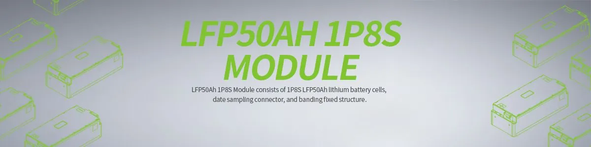 LFP50Ah 1P8S Module