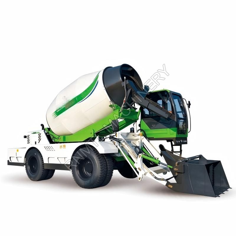 6.5m³ self loading concrete mixer for construction sites