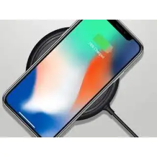 Wireless charging is the transfer of power from a power outlet to your device, without the need for a connecting cable.