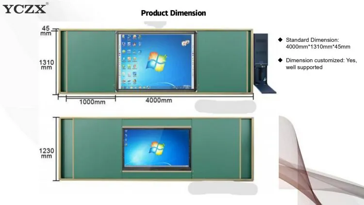 Best Smart Push Pull Board Touch Screen Digital Board