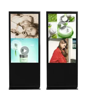 43 بوصة Android Wifi Lcd Screen Floor Stand Advertising Player