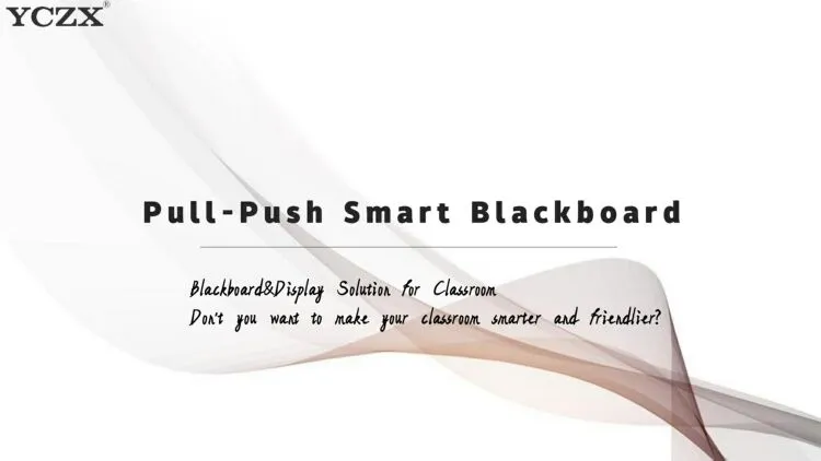 Smart Board Interactive Whiteboard 85 Inch Push Pull Blackboard