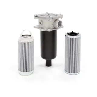 Pressure filtration. Designed to withstand system pressure, filtering particulate contamination from pressure lines protects downstream components.