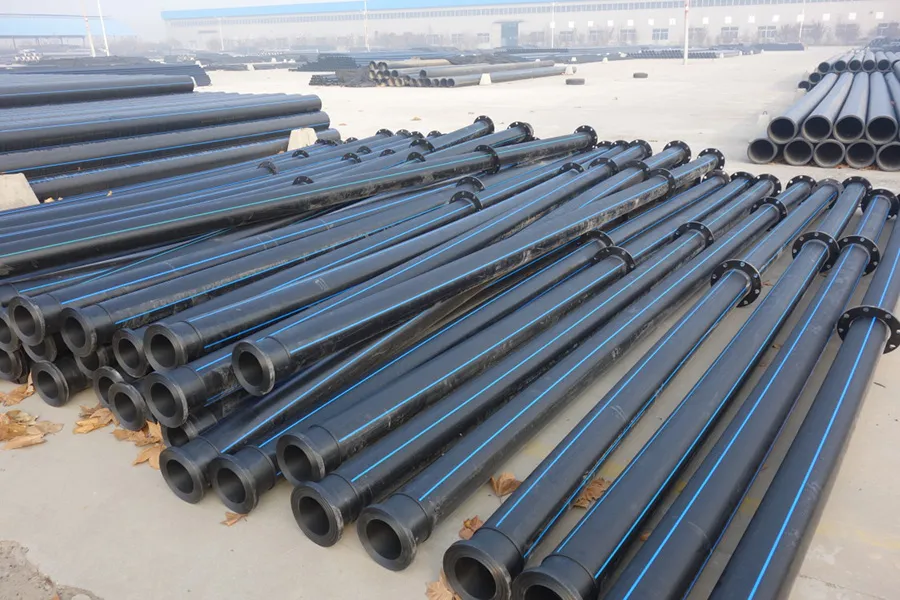 VALOR DN160 HDPE pipes and floaters exported to Middle East