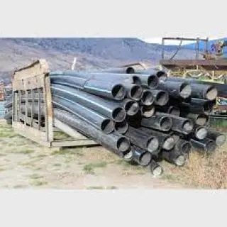 HDPE pipes are usually manufactured with two simple ends.