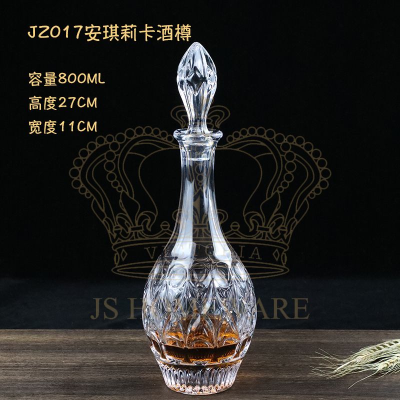 1 pc angelica decanter clear decanter crystal