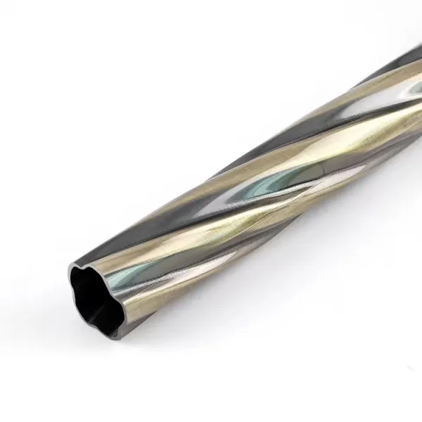 Luxury Decorative Twist Curtain Rods for Stylish Home Decor