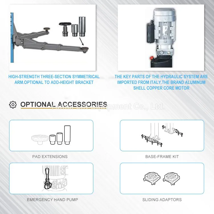 Auto 2 Post Car Lift Garage Equipment