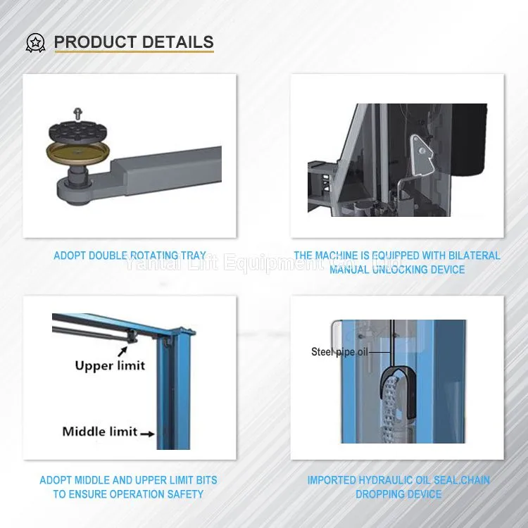 Auto Garage Equipment 2 Post Car Lift