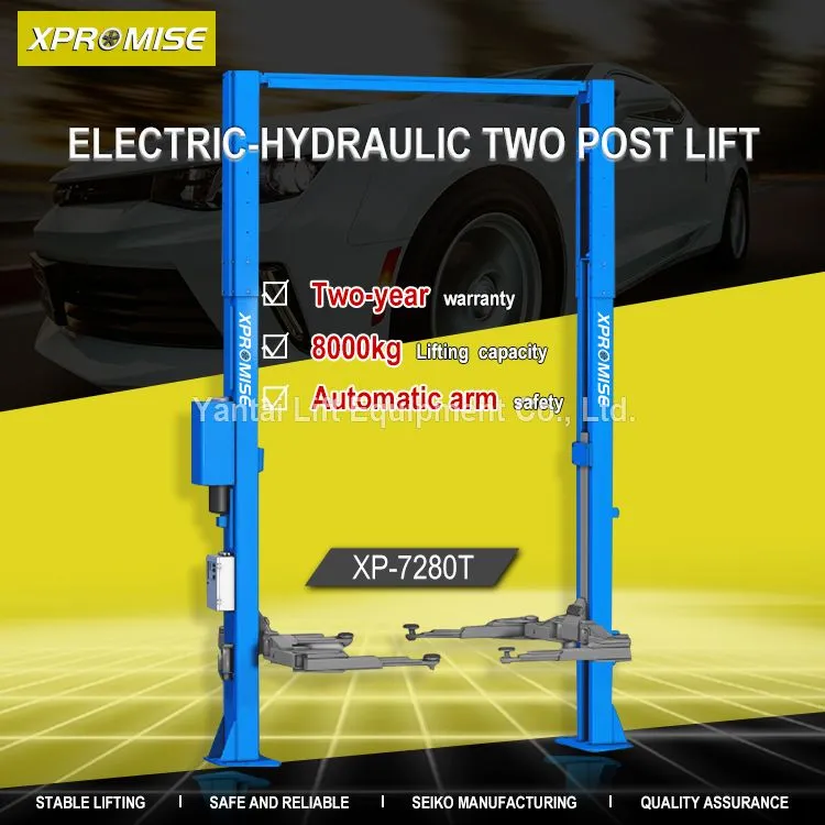 Hydraulic Auto 2 Post Car Lift