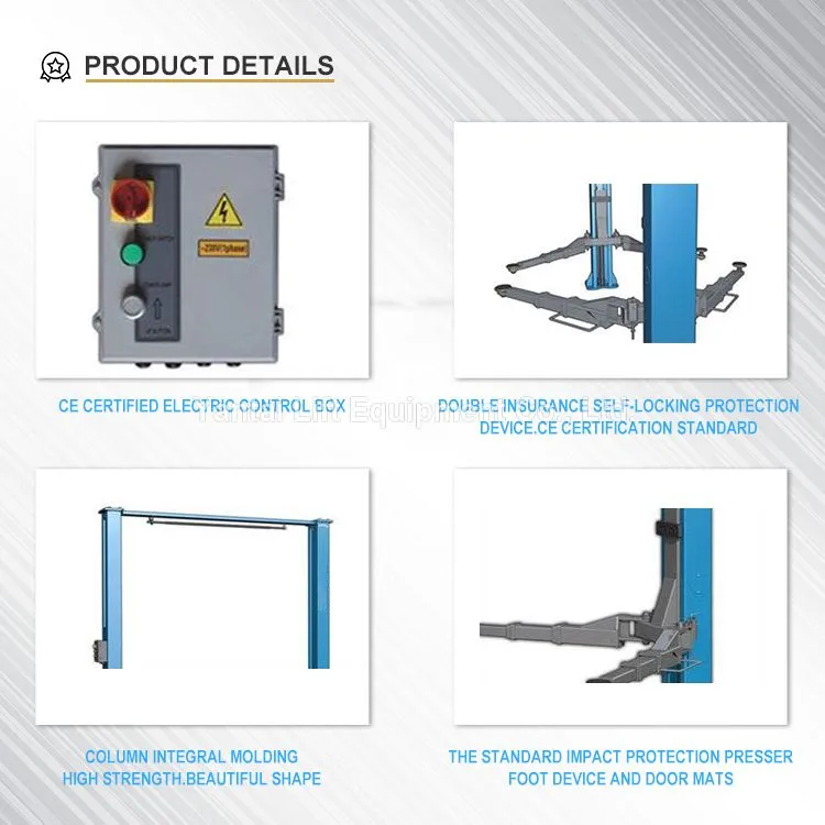 Lifting capacity 5500kg 2 post lift