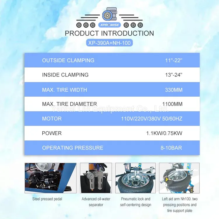 Automatic Tire Changer Machine for Car Tires