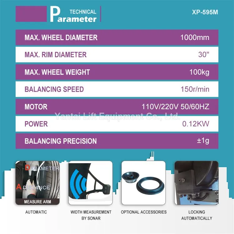 Automatic Tire Balancer with CE Certified