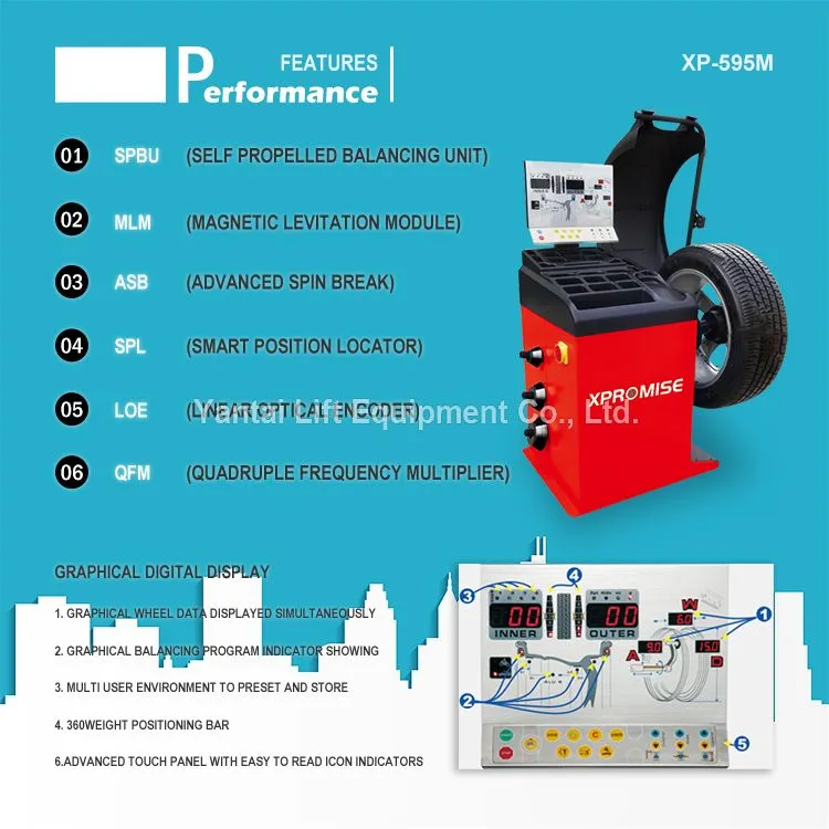 Automatic Tire Balancer with CE Certified