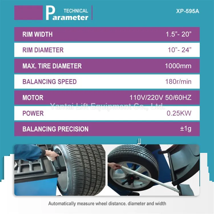 High Quality Tyre Dynamic Balancing Machine