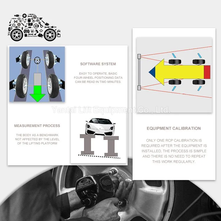 High Accuracy Camerabeam 3D Wheel Aligner