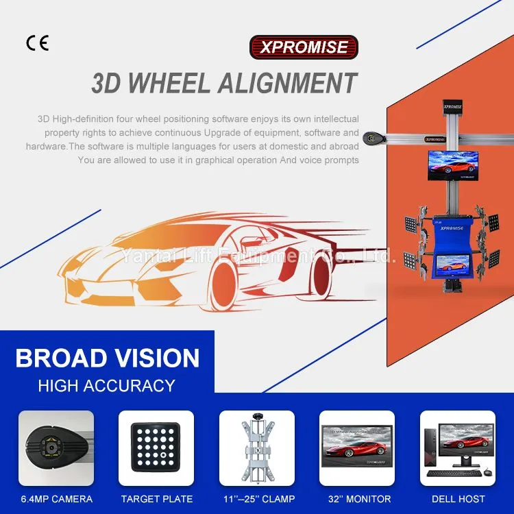 High Accuracy Camerabeam 3D Wheel Aligner