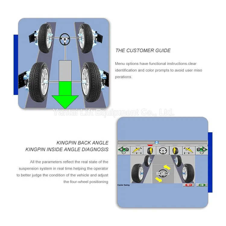 High Accuracy Camerabeam 3D Wheel Aligner