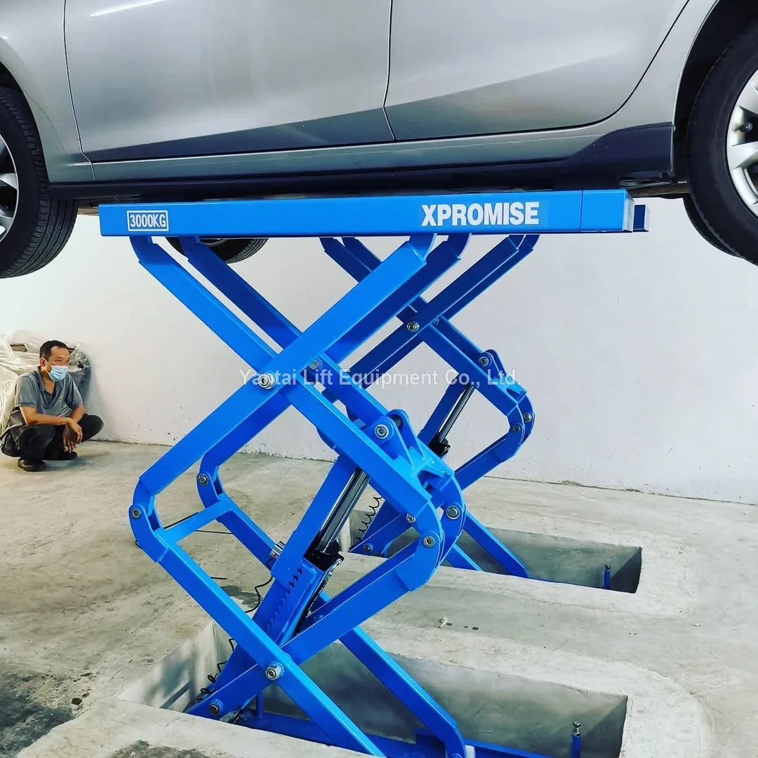 Double Oil Circuit Scissor Lift