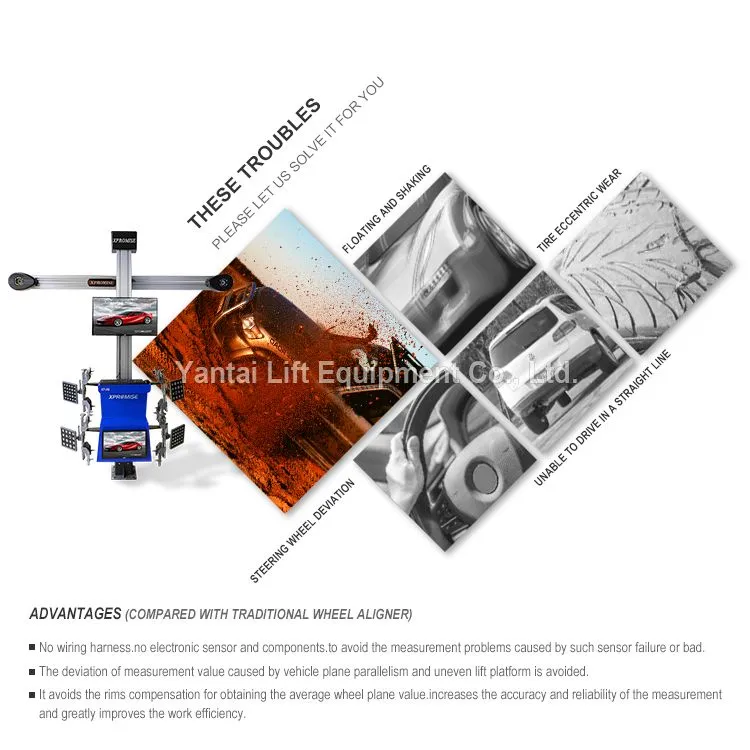 High Accuracy Camerabeam 3D Wheel Aligner