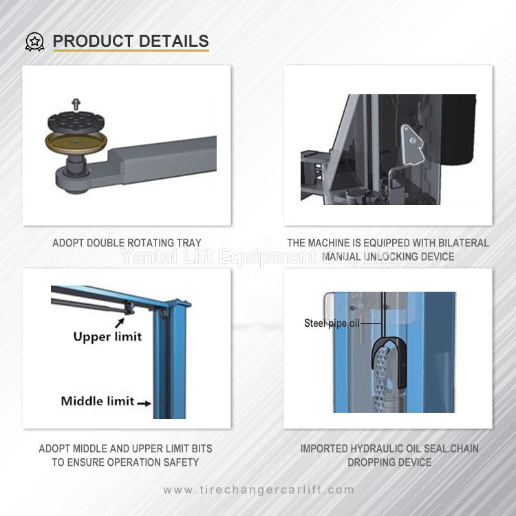 Two Post Hydraulic Car Lift for Sale