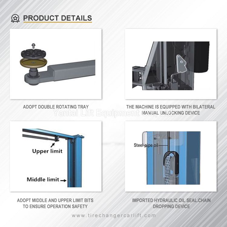 Hydraulic Auto 2 Post Car Lift