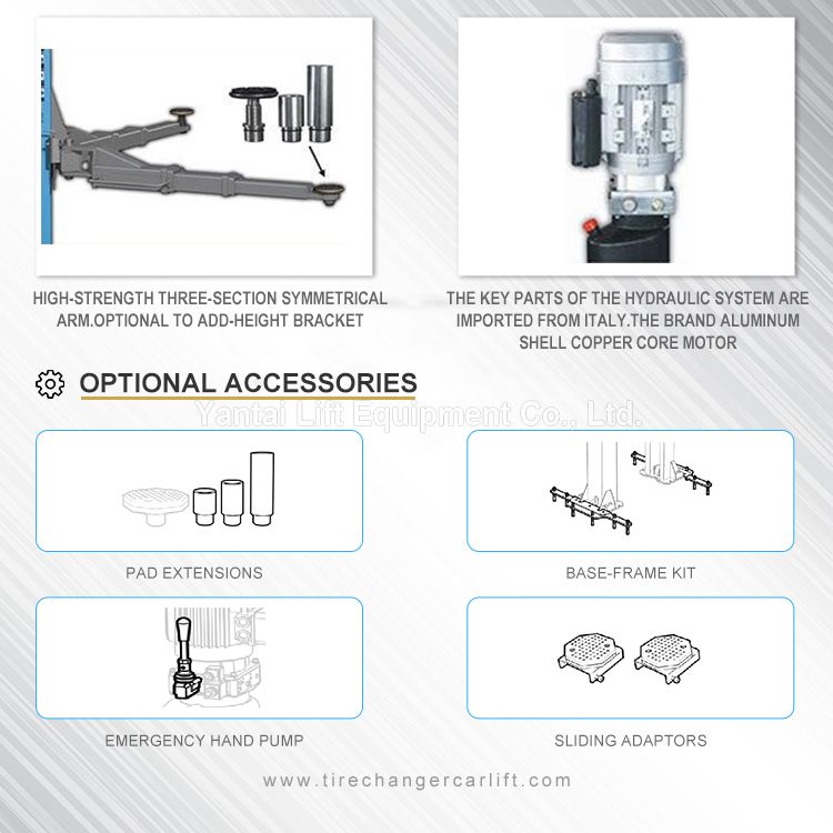 Electric-hydraulic Driven 2 Post Lift