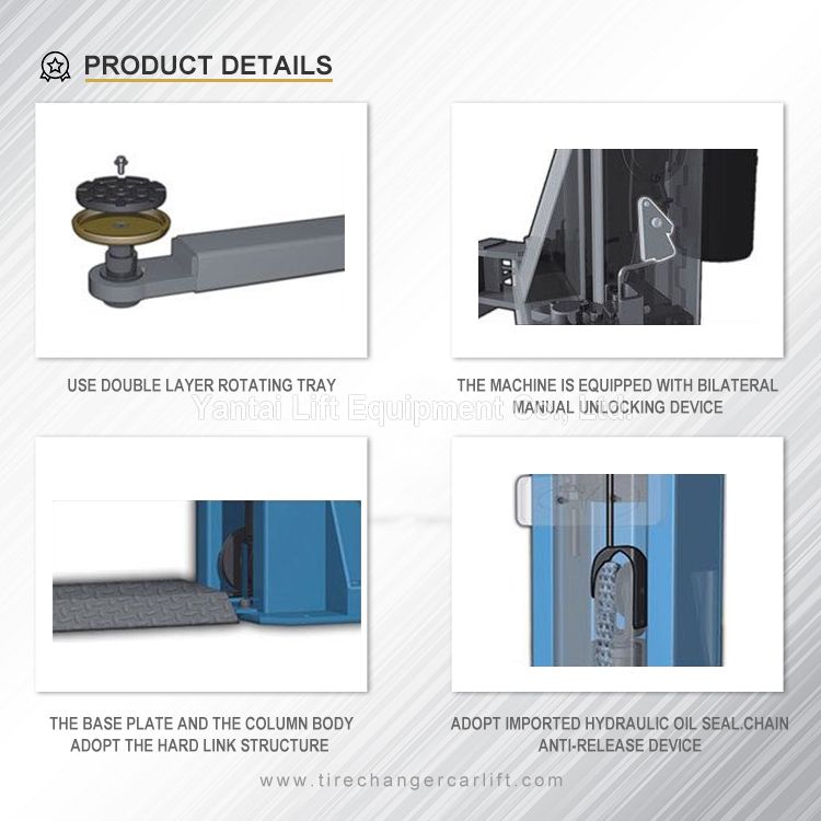 Auto 2 Post Car Lift Garage Equipment