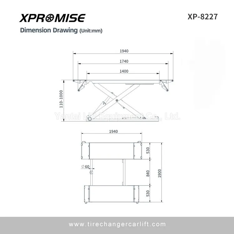 Mid-rise Portable Scissor Lift