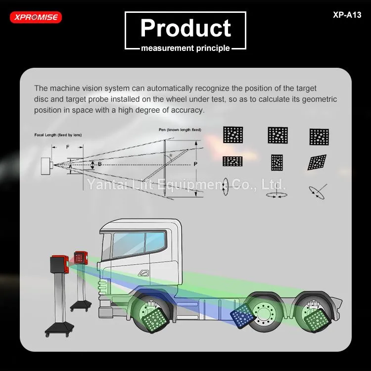 Truck 3D 4 Wheel Alignment Machine/A13