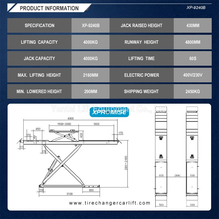 Bendpak Scissor Lift XP-9240B