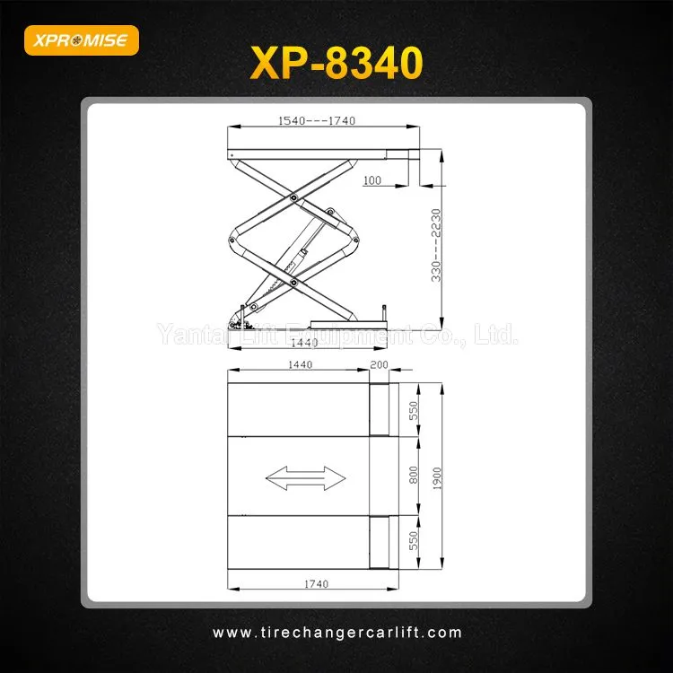 Low profile scissor lift/XP-8340