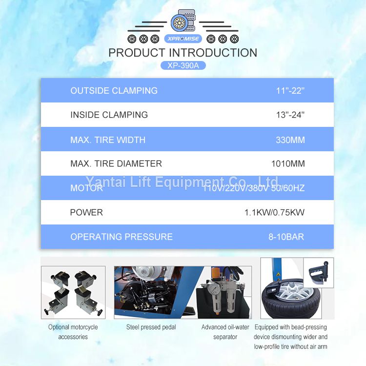 Ce Tyre Changer Auto Tire Changer