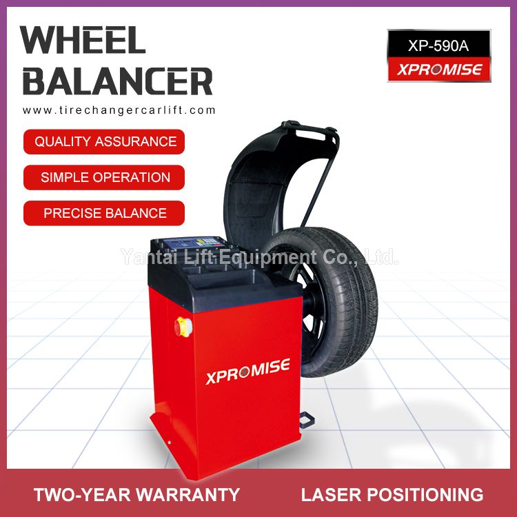 Garage tire balancer