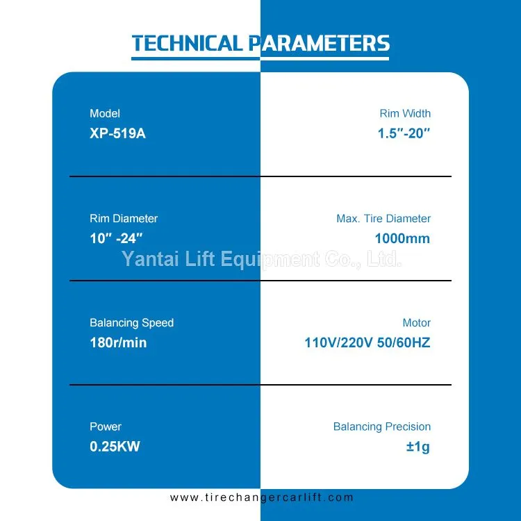 Hot Selling Wheel Balancer XP-519A