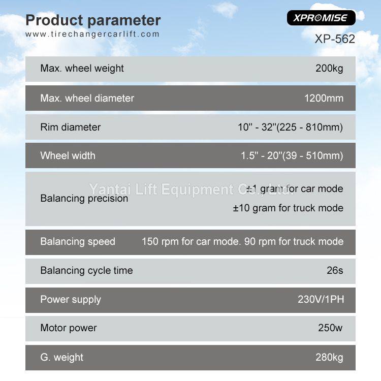 Automatic Standard Truck Tire Balancing Equipment