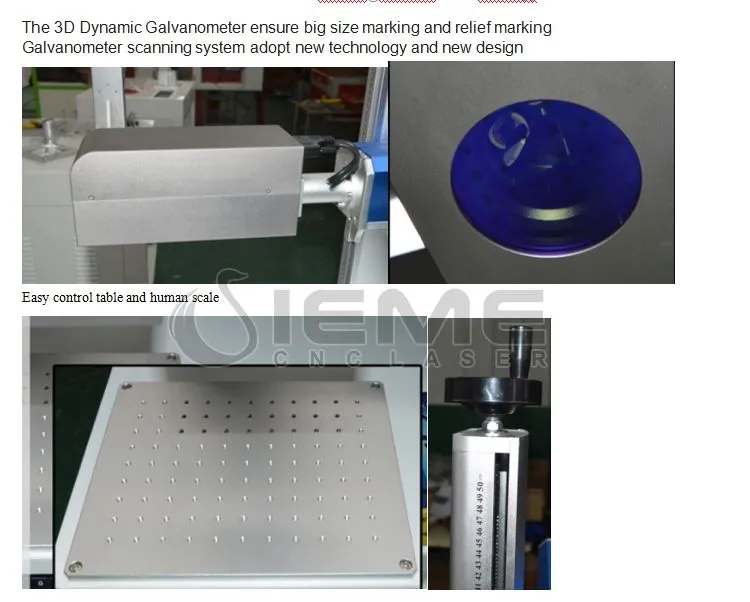 3D Fiber laser marking machine