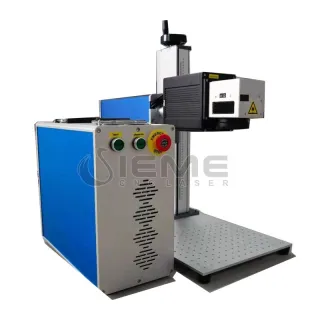 3D fiber laser marking machine for deep engraving and marking curved surface with high precision