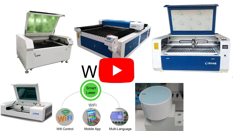 Wireless Machine Usage of Laser machine wifi function