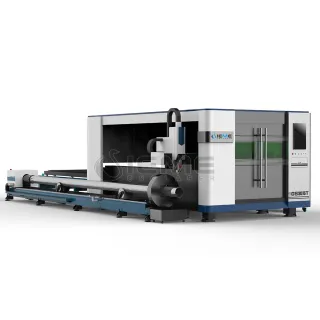 Full Cover Sheet and Tube Fiber Laser Cutting Machine