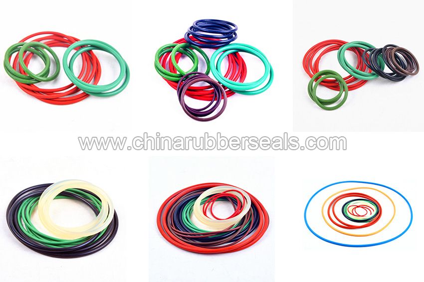 Colored rubber deals o rings